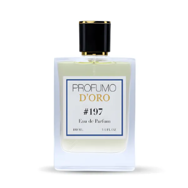 Profumo Doro 197 – edler Flakon mit holz-aromatischem Eau de Parfum aus Sandelholz, Lavendel und Weihrauch